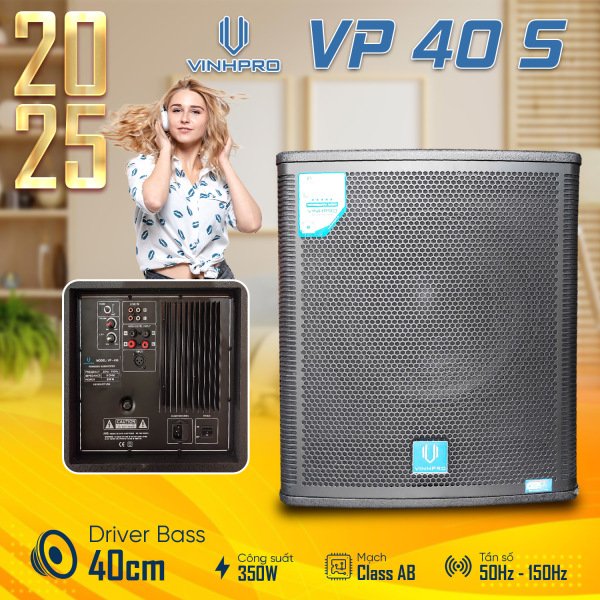 Loa Sub 4 tấc VINHPRO VP-40S