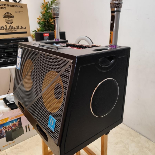LOA  XÁCH TAY VINH PRO - V866 2 BASS  25CM CÔNG SUẤT 500W