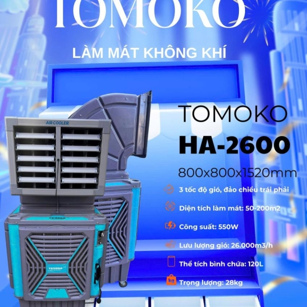 Quạt Khủng Long Tomoko HA-2600 (120L)