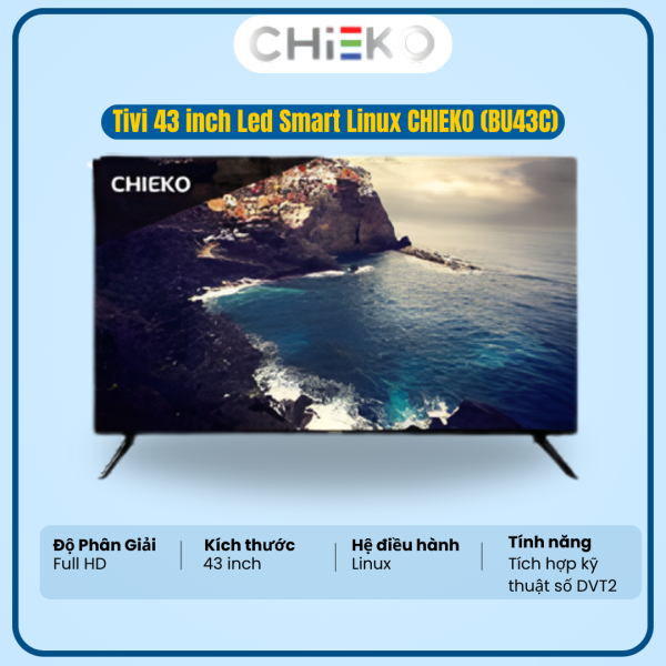 TIVI 43 INCH LED SMART LINUX CHIEKO BU43C