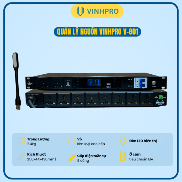 QUẢN LÝ NGUỒN VINHPRO V-801