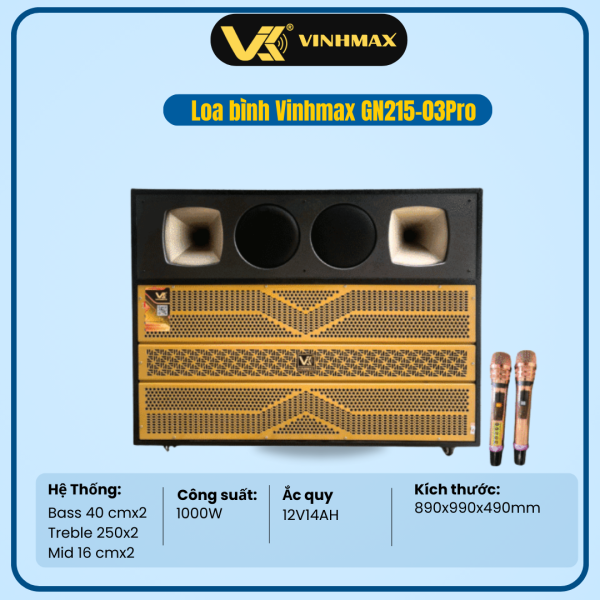 LOA BÌNH VINHMAX GN215-03 PRO