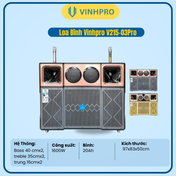 LOA BÌNH VINHPRO V215-03PRO