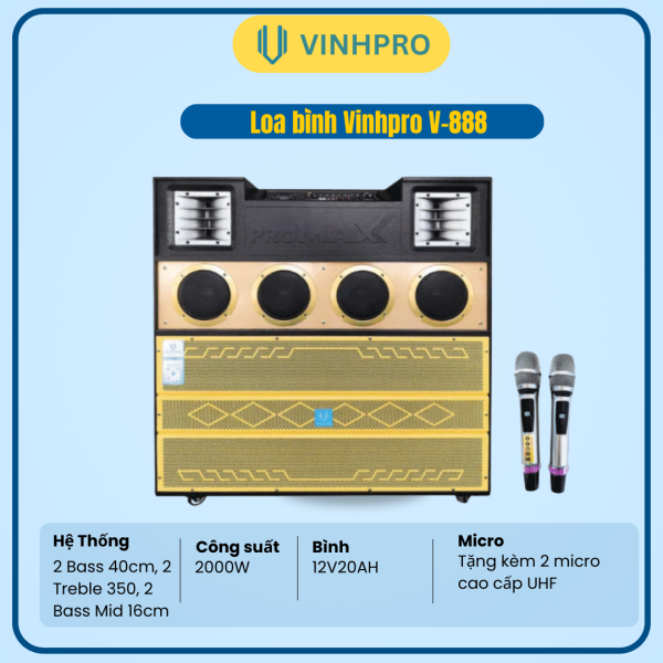 LOA BÌNH VINHPRO V-888