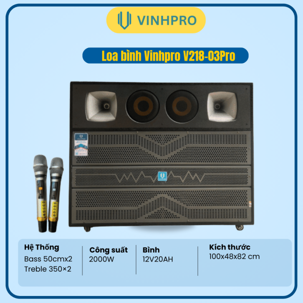 LOA BÌNH VINHPRO V218-03PRO