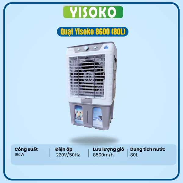 QUẠT ĐIỀU HÒA YISOKO 8600 (80L)