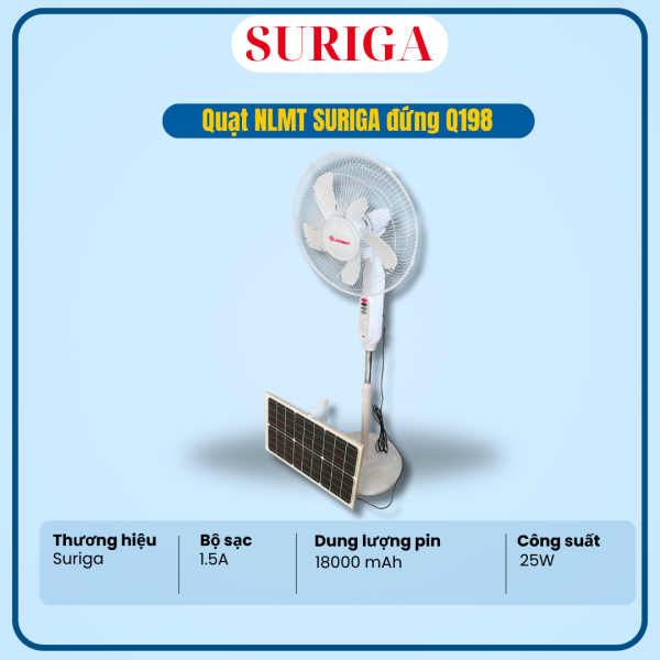 QUẠT NĂNG LƯỢNG MẶT TRỜI SURIGA ĐỨNG Q198