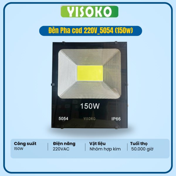 ĐÈN PHA COD YISOKO 220V_5054 (150W)