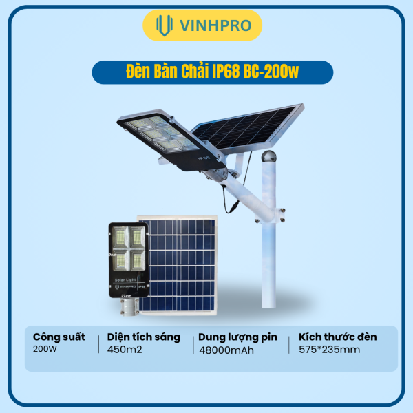 ĐÈN BÀN CHẢI IP68 VINHPRO BC-200W