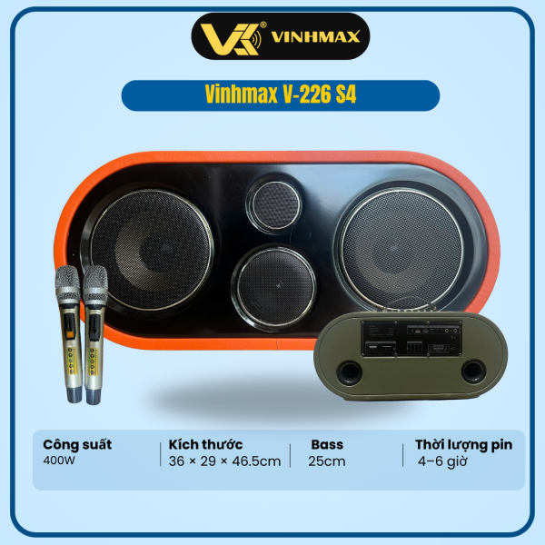 LOA XÁCH TAY VINHMAX V-226S4