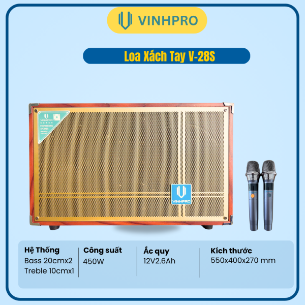 LOA KÉO VINHPRO V-28S