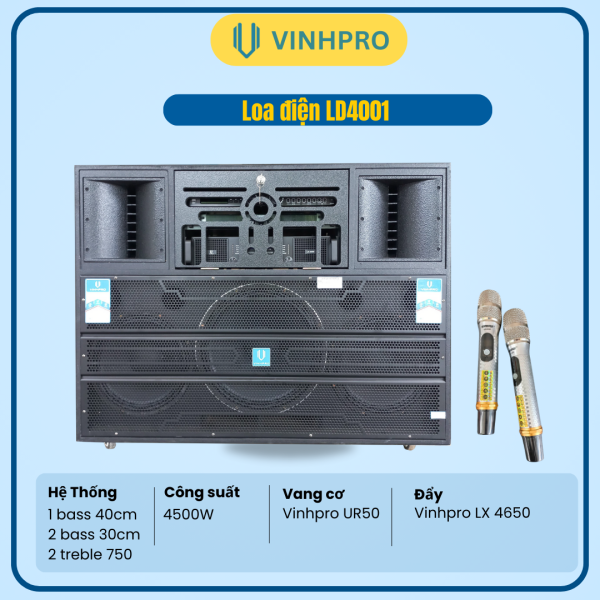 LOA ĐIỆN VINHPRO LD4001