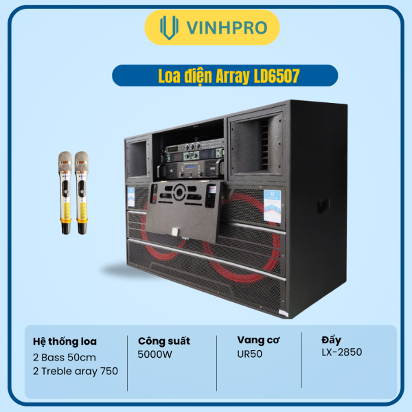 LOA ĐIỆN ARRAY VINHPRO LD6507