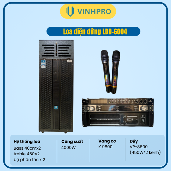 LOA ĐIỆN ĐỨNG VINHPRO LDD-6004
