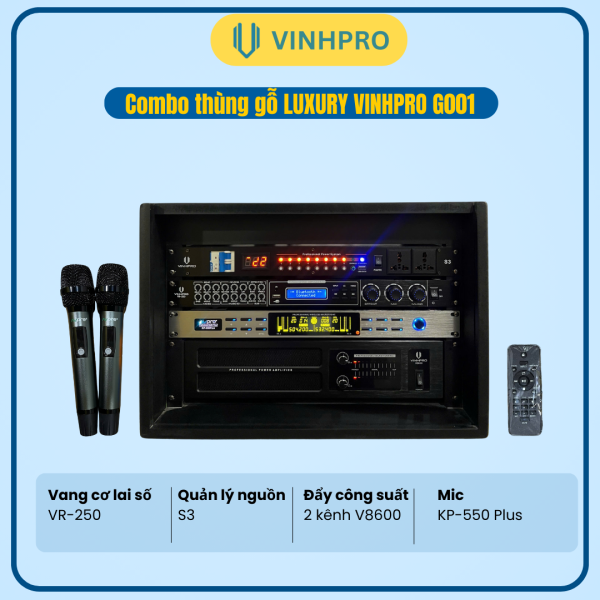 COMBO THÙNG GỖ LUXURY VINHPRO G001