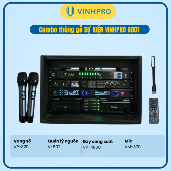 COMBO THÙNG GỖ SỰ KIỆN VINHPRO G001