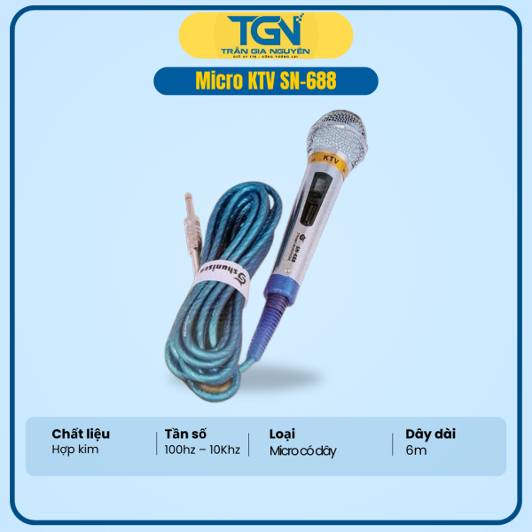 MICRO CÓ DÂY SHUNISON KTV SN-688