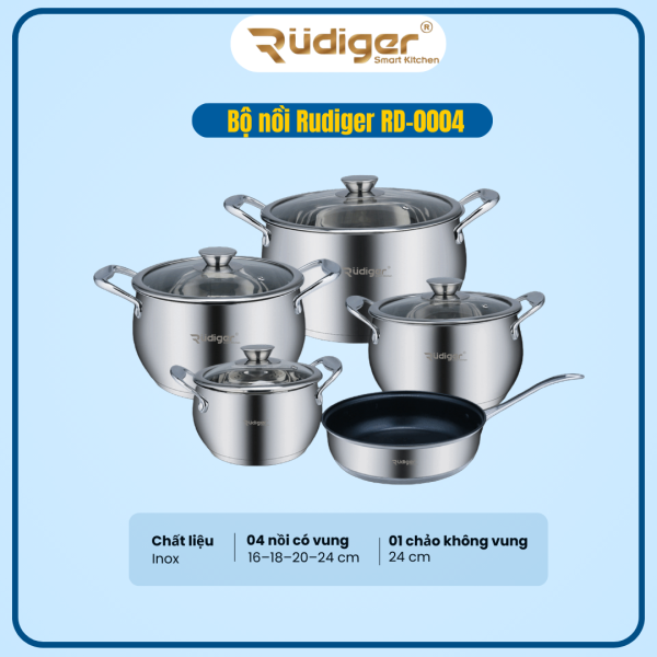 BỘ NỒI RUDIGER RD-0004
