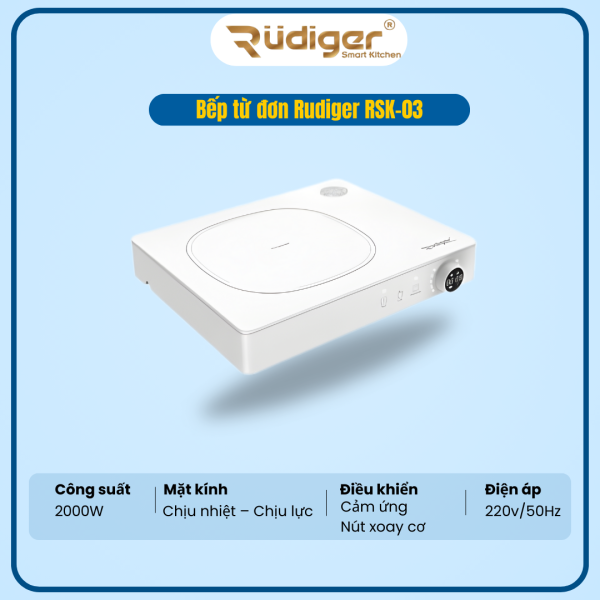 BẾP TỪ ĐƠN RUDIGER RSK-03