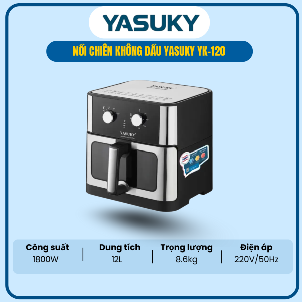 NỒI CHIÊN KHÔNG DẦU YASUKY YK-120