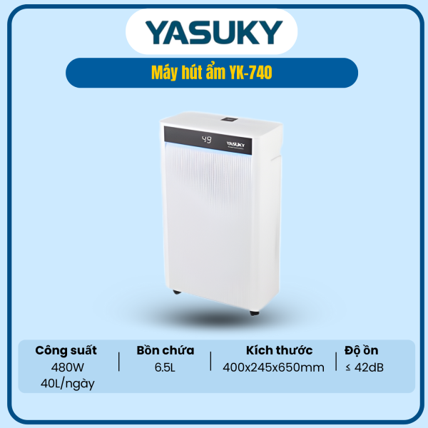 MÁY HÚT ẨM YASUKY YK-740