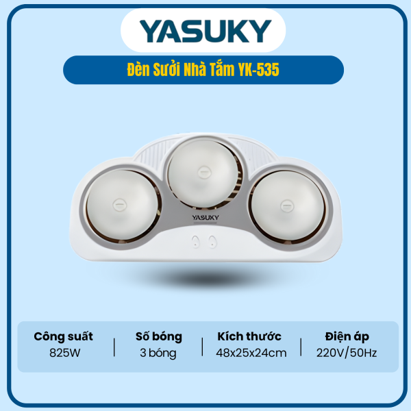 ĐÈN SƯỞI NHÀ TẮM YASUKY YK-535
