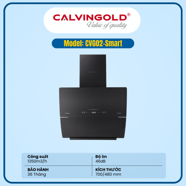 MÁY HÚT MÙI CALVINGOLD CVG02-SMART