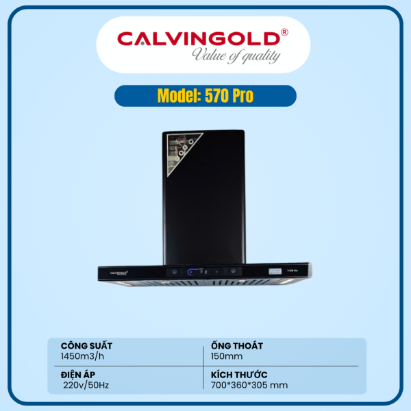 MÁY HÚT MÙI CALVINGOLD 570 PRO