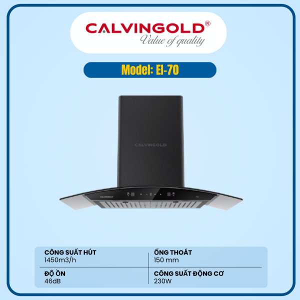 MÁY HÚT MÙI CALVINGOLD EI-70