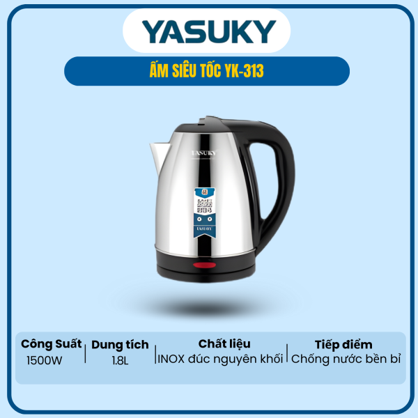 ẤM SIÊU TỐC YASUKY YK-313