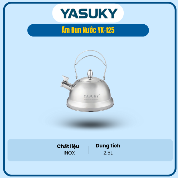 ẤM INOX YASUKY YK - 125